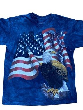 The Mountain USA America 250 Americana Patriotic Tee